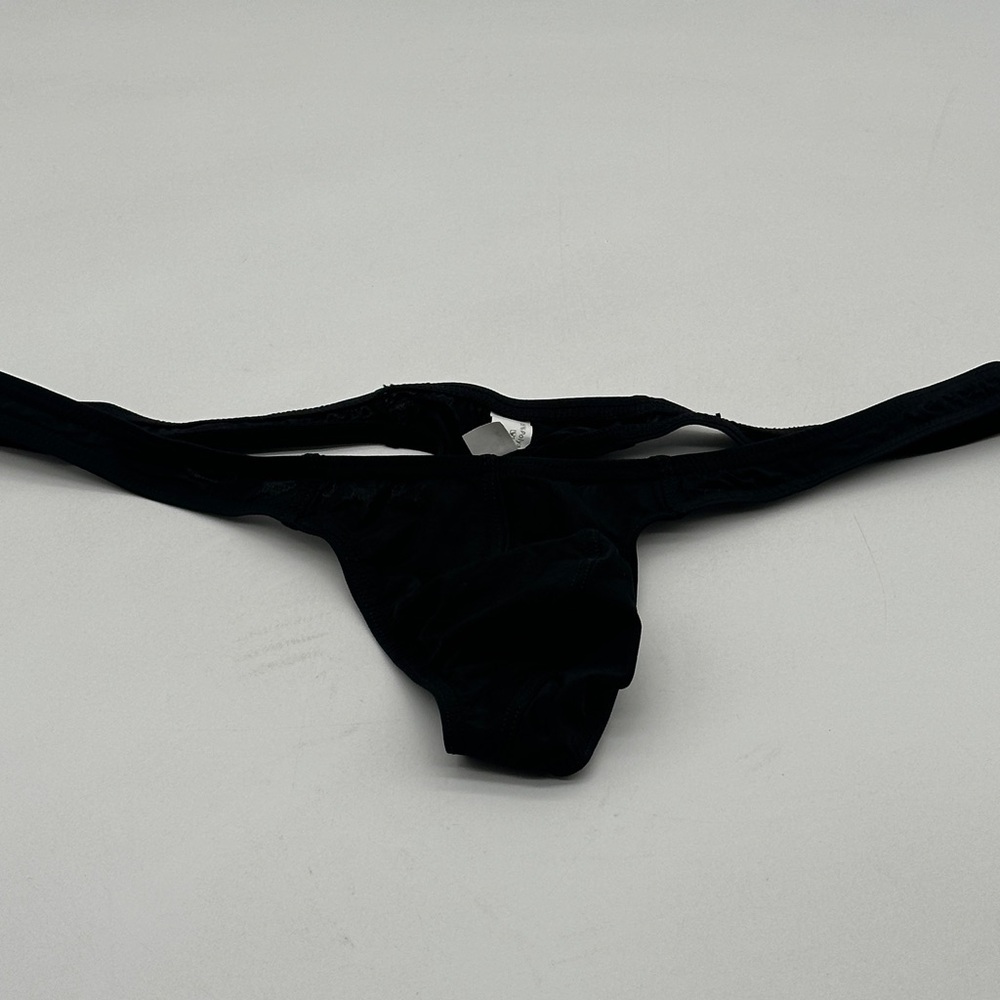 Men’s Sexy String Black Thong large
